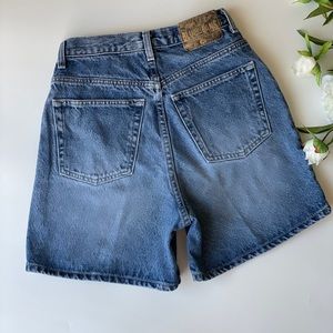 Vintage High Waisted Denim Mom Shorts